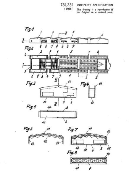 Vintage Art Deco Schreiber & Hiller (but unsigned) channel set clear paste rhinestone machine age stretch wide cocktail cuff bracelet