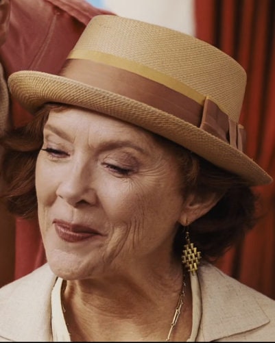 Vintage Jakob Bengel brickwork / mauerwerk gold tone screw back earrings Art Deco 1930s machine age (Copy)