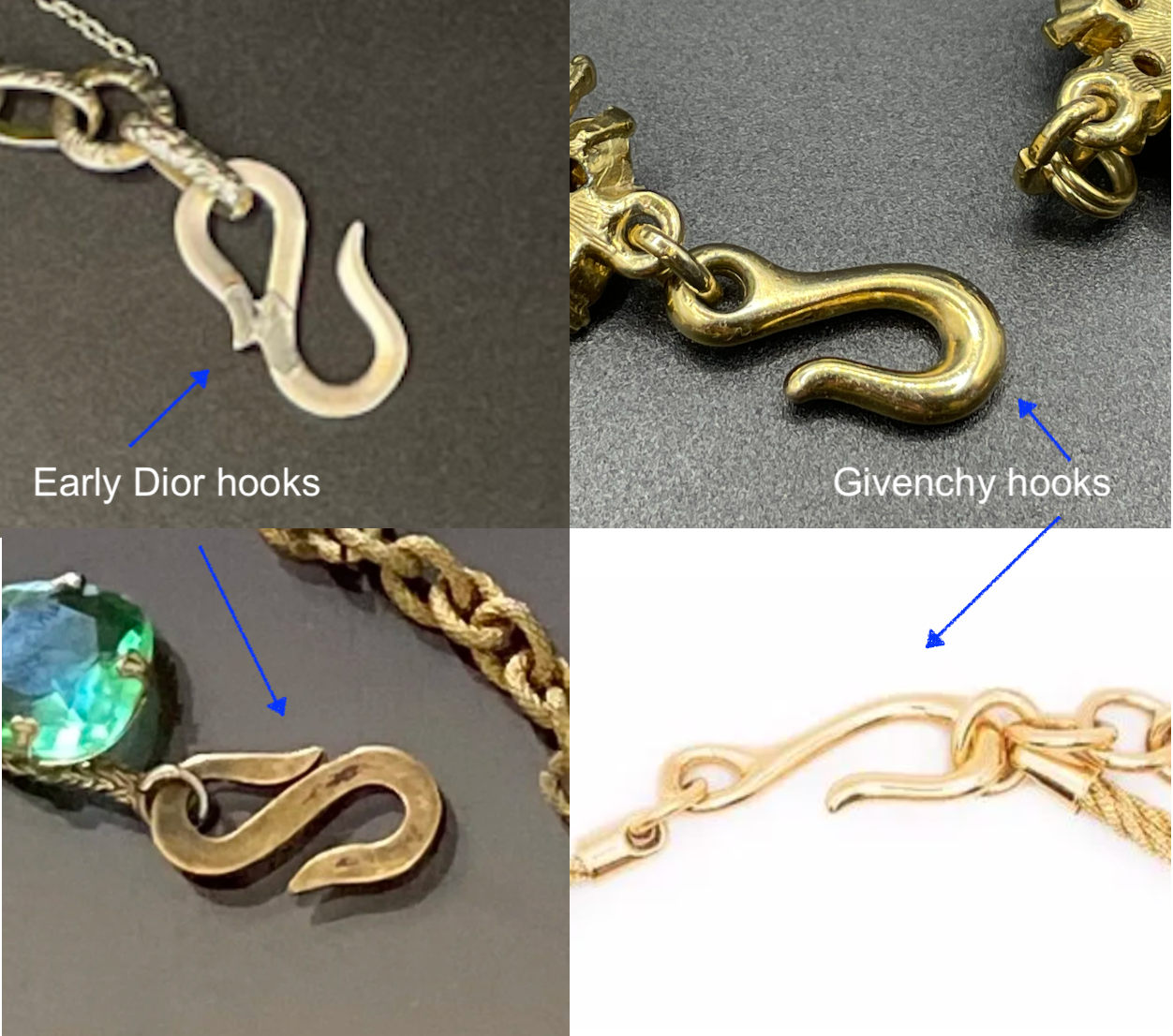 Vintage Givenchy rhinestone daisy riviere necklace, gold plated, couture, designer piece, in a presentation box