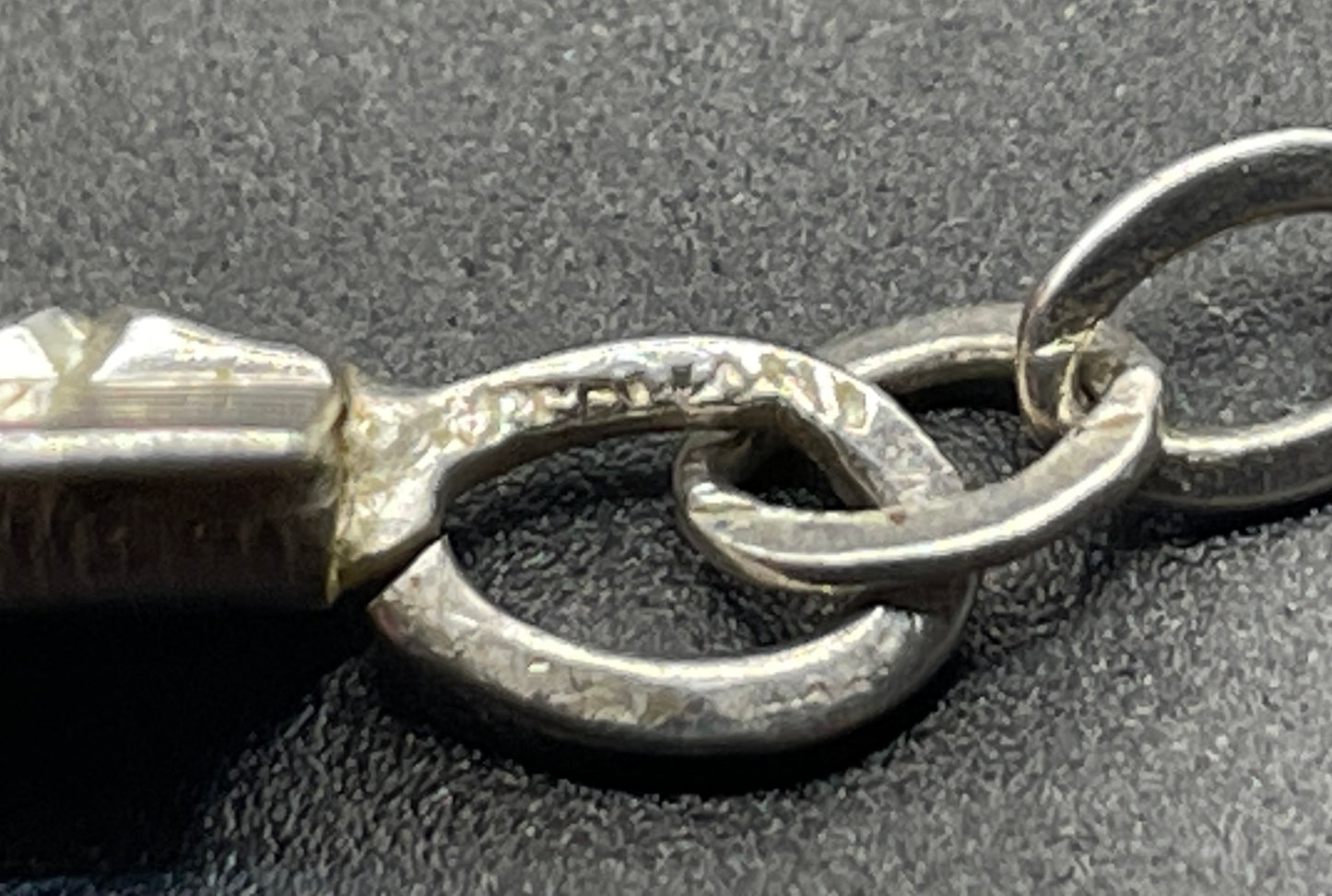 Vintage stamped sterling silver heavy Cleopatra collar necklace, beautiful engine turning, weighs 34 grams, may have light gilding