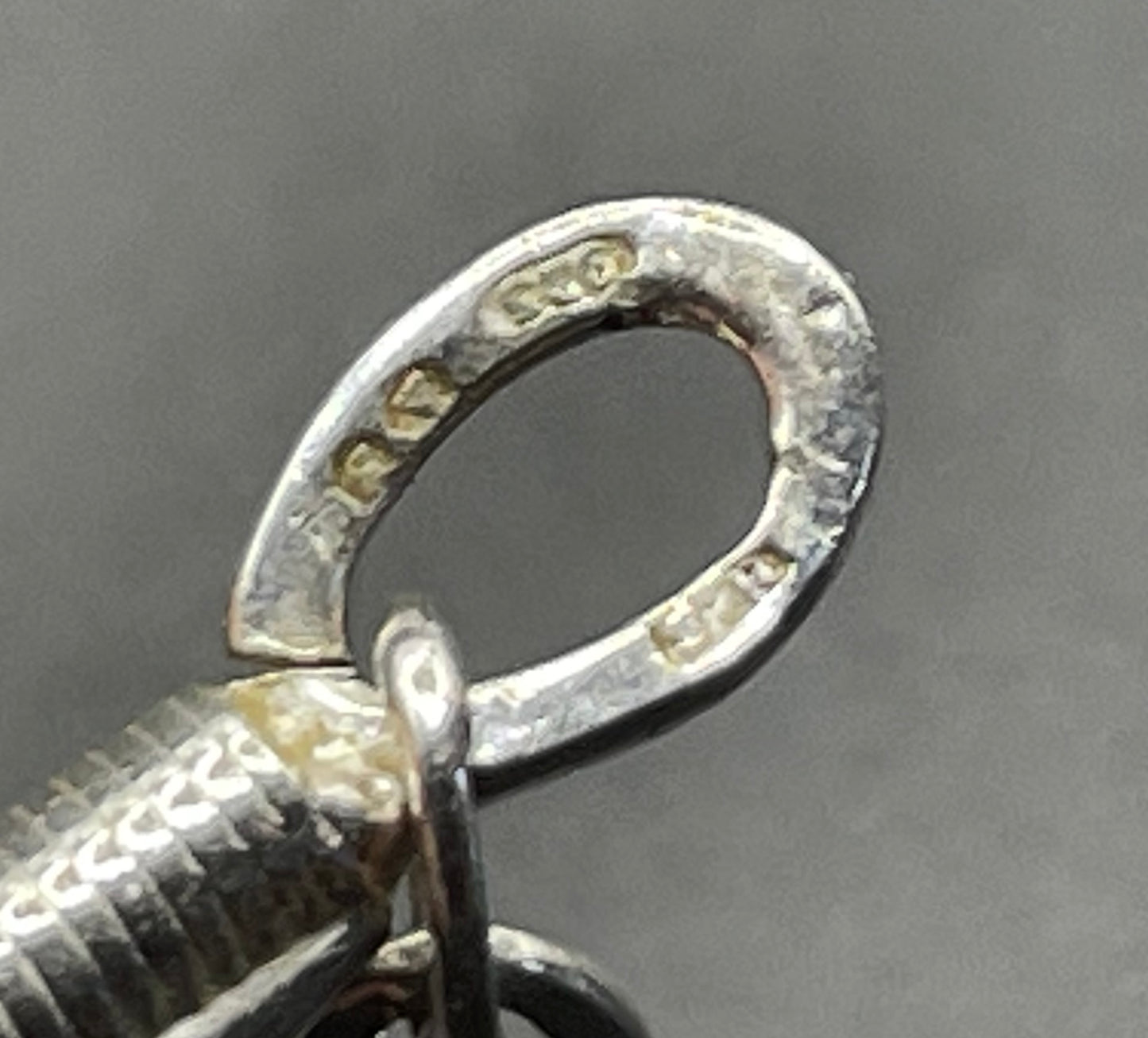 Vintage stamped sterling silver heavy Cleopatra collar necklace, beautiful engine turning, weighs 34 grams, may have light gilding